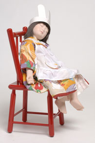 創作人形：夢うさぎ：稲邊智津子作｜人形の伏見屋