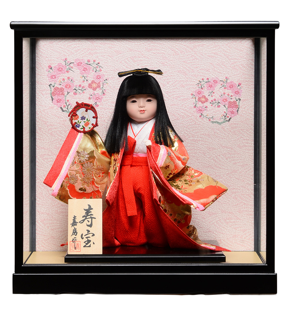 市松人形　寿宝作 小出松寿作 市松人形（本体） 特選友禅衣裳 41㎝タイプ - ひのでや 久