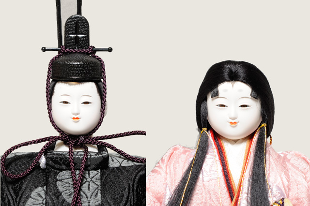 親王飾芥子親王：つぼみ紅梅：柴田家千代作